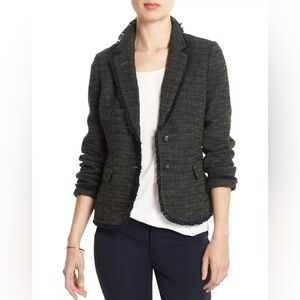 BANANA REPUBLIC Bouclé Tweed Academy Blazer Jacket Women’s Size 2